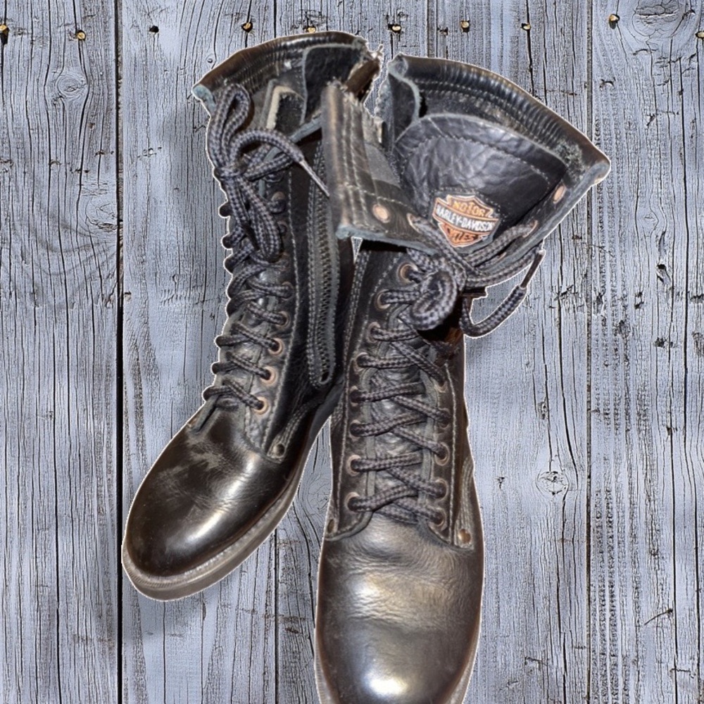 Black Harley Davidson Boots